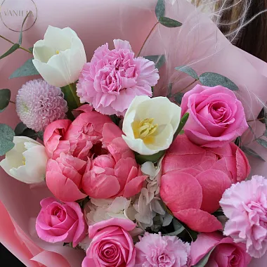 Сборные букеты  : Букет цветов "Вероника"