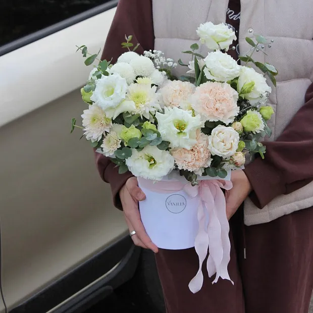 шляпная коробка микс цветов