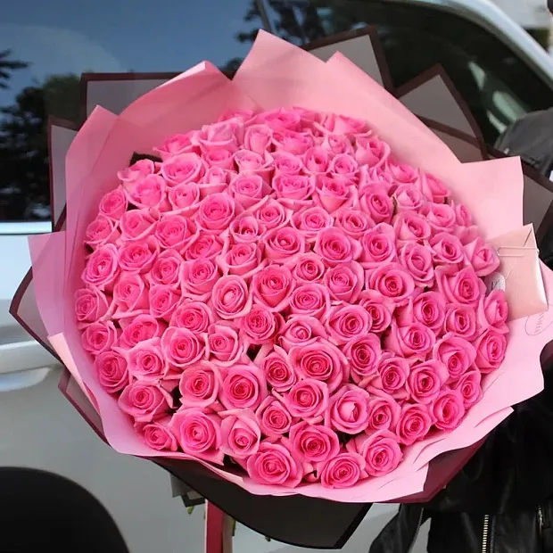  Букет из 101 розы Revival 60-см ( Россия )