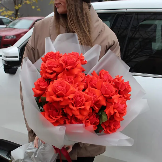 Букет из 21 розы Нина