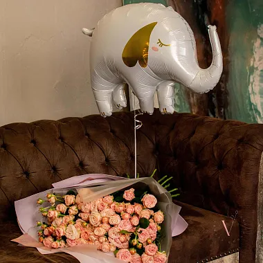 Фольгированные шары : Фольгированный шар Слоник