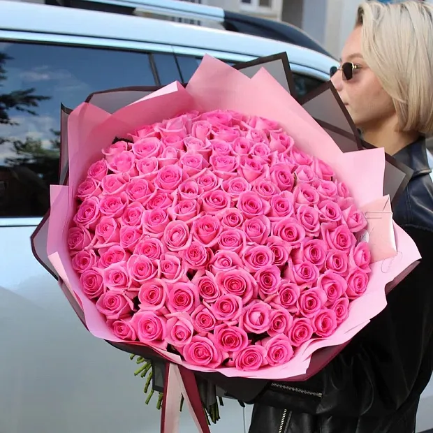  Букет из 101 розы Revival 60-см ( Россия )