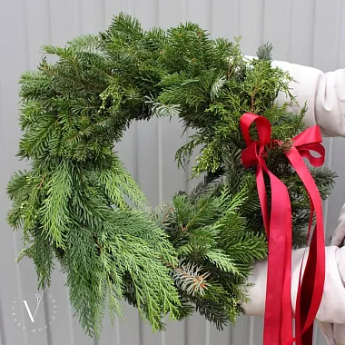 Венок декоративный Натуральный - изображение 2