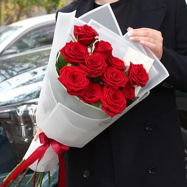 11 красных роз Наоми - изображение 2