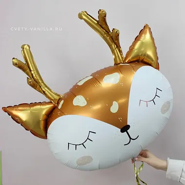 Фольгированный шар "Голова оленя" - изображение 2