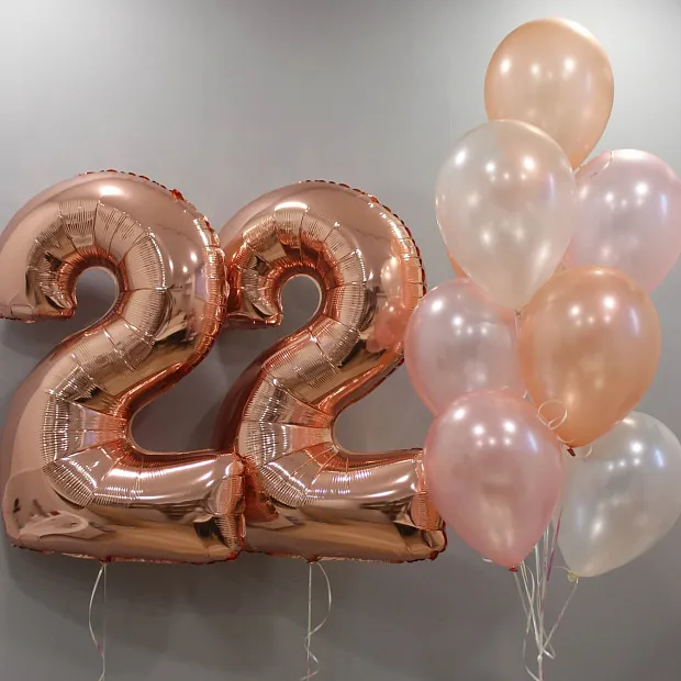 Шары "Осенняя гамма" в связке 