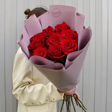 Букет из 9 роз Explorer 80 см - изображение 2