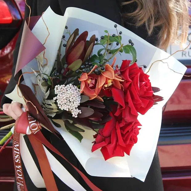 Сборный букет микс "Комплимент"