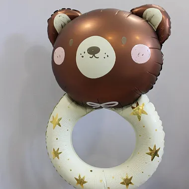 Шар на выписку "Погремушка Мишка" - изображение 2