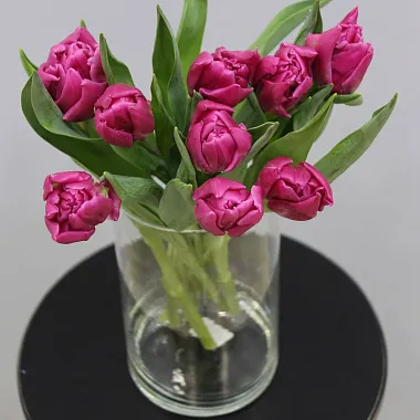 Вазы для цветов: Ваза-цилиндр из стекла