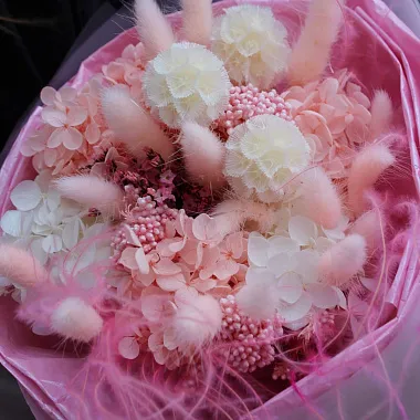 Букеты  цветов с доставкой: Букет из сухоцветов "Праздничный" Букеты  цветов с доставкой: Букет из сухоцветов "Праздничный"