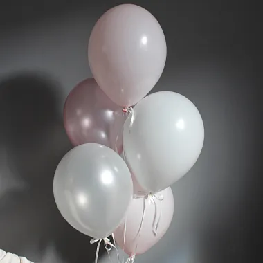 Воздушные шары - На фото 5 шариков микс-цветов  - изображение 2 5 шариков микс-цветов  - изображение 2