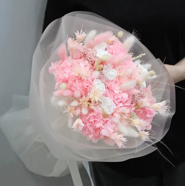 Букет с сухоцветами "Ванилла"