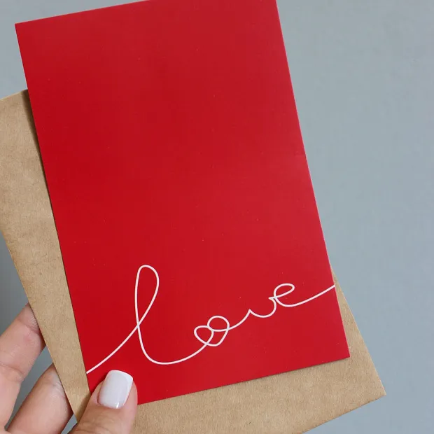 Открытка Love