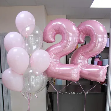 Воздушные шары - На фото Шары цифры и фонтан - изображение 2 Шары цифры и фонтан - изображение 2