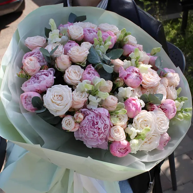 Букет из роз микс "Любовь forever"