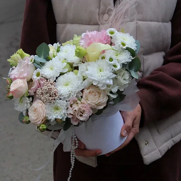 шляпная коробка микс цветов