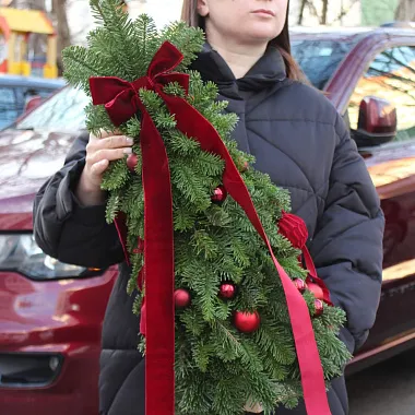 Новогодние композиции: Елка новогодняя с игрушками