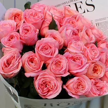 Розовые розы: Букет из розы Лондон Ай 29 штук