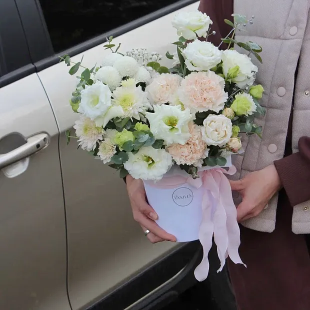 шляпная коробка микс цветов