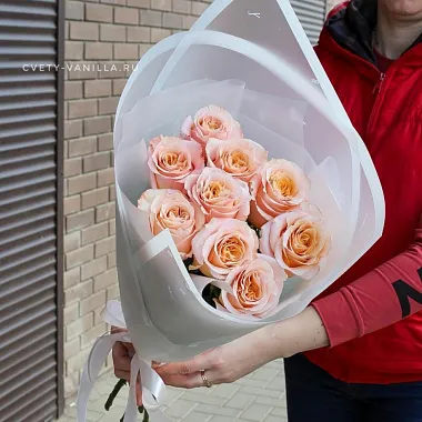 Букет из пионовидной розы Шиммер - изображение 2