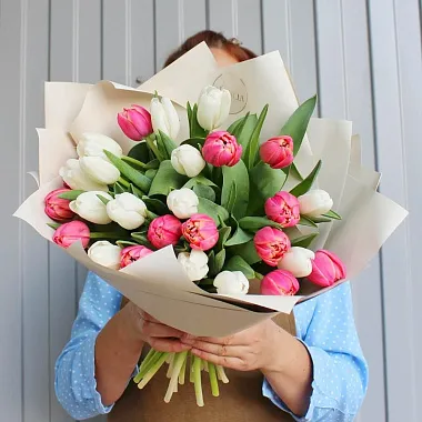 Букет тюльпанов микс Rose - изображение 2