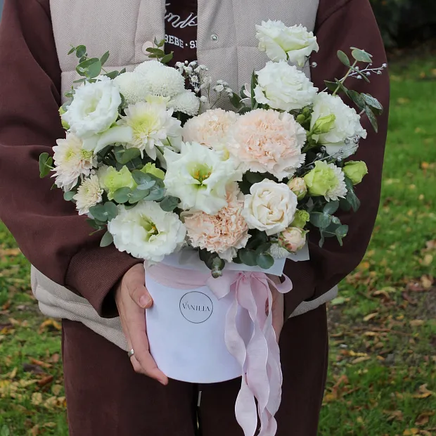 шляпная коробка микс цветов