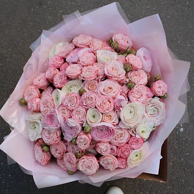 Букеты  цветов с доставкой - На фото Авторский букет "Весна" - изображение 2 Авторский букет "Весна" - изображение 2