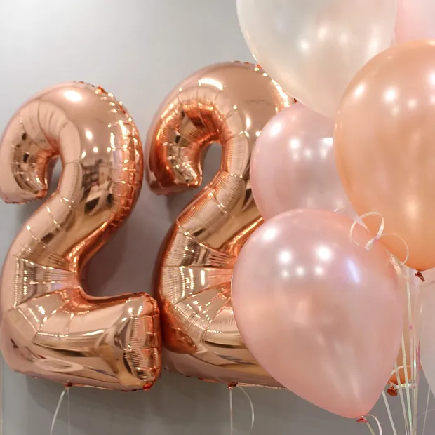 Шары "Осенняя гамма" в связке 