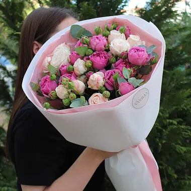 Нежный сборный букет - изображение 2