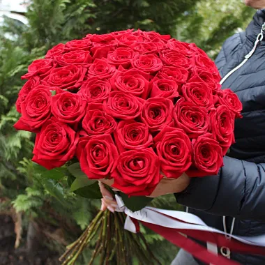 41 роза Ред Наоми 60 см - изображение 2