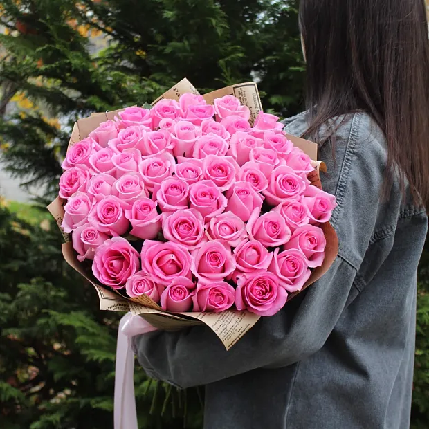 Букет из 51 розы Revival 60 см