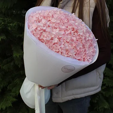 Букеты  цветов с доставкой - Букет из гортензии Peach - изображение 2 Букет из гортензии Peach - изображение 2