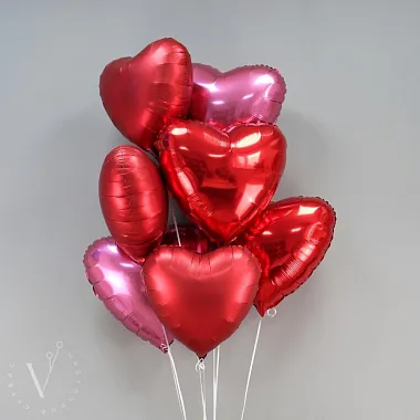 Набор из 7 шаров "Сердца" - изображение 2
