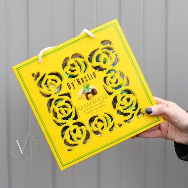 Конфеты и сладости: Конфеты Dy`Nastie с ананасом в шампанском