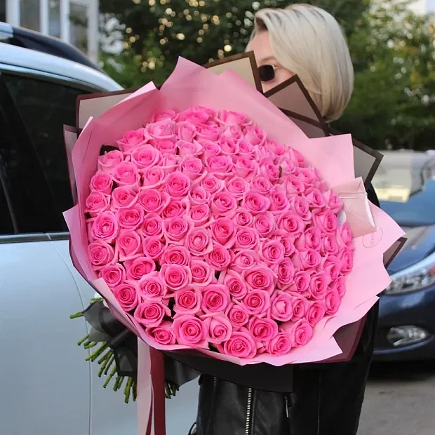  Букет из 101 розы Revival 60-см ( Россия )