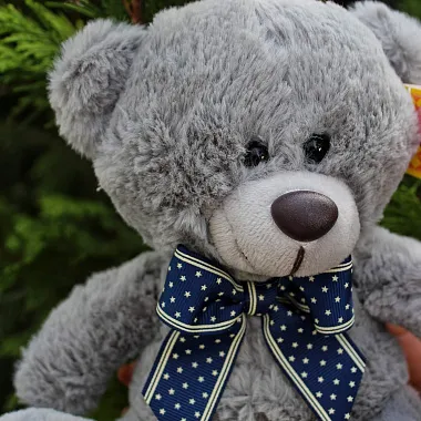 Мягкие игрушки: На фото Мягкий плюшевый мишка Мягкие игрушки: Мягкий плюшевый мишка