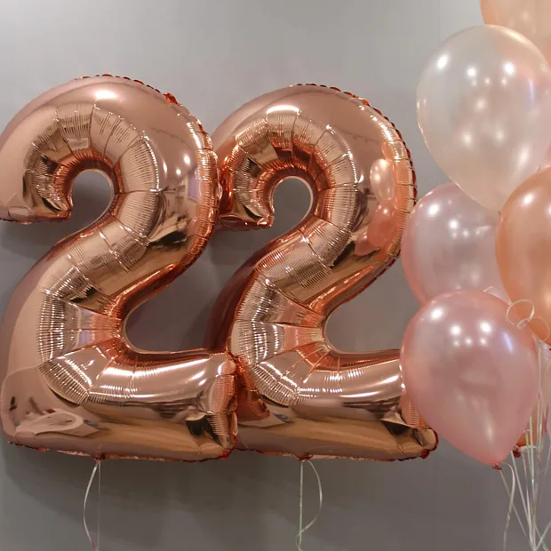 Шары "Осенняя гамма" в связке 