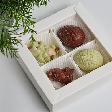 Шоколадный набор конфет "Новогодний" 4шт. - изображение 2