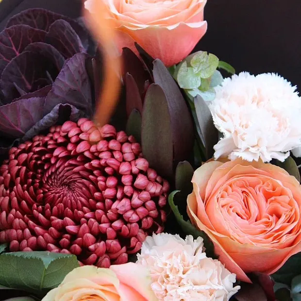 Стильный микс с хризантемой 