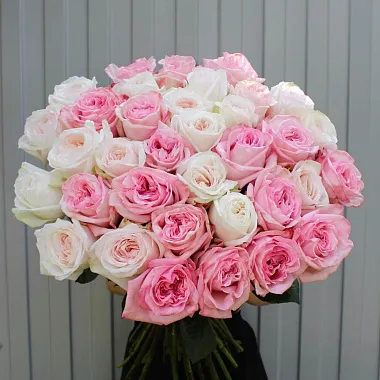 Букет из 35 ароматных  роз Охара - изображение 2