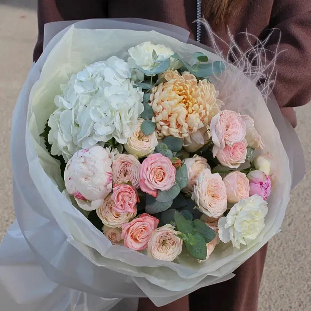 Стильный микс с хризантемой 