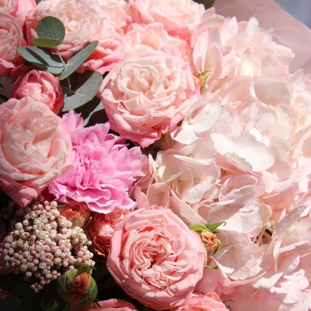 Цветы: Сборный букет сезонных цветов