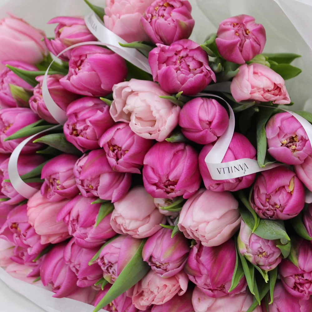 Букет тюльпанов микс Rose