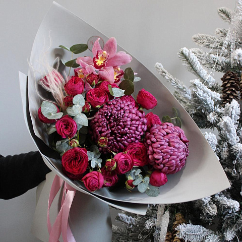 Стильный микс с хризантемой  - изображение 2