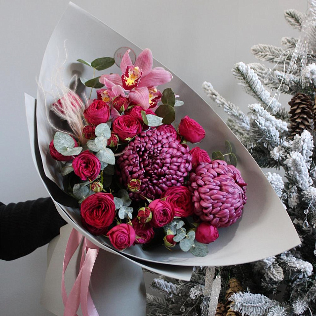 Стильный микс с хризантемой  - изображение 2