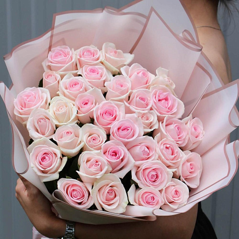 Букет из 33 роз Свит Ревиваль 60 см - изображение 2
