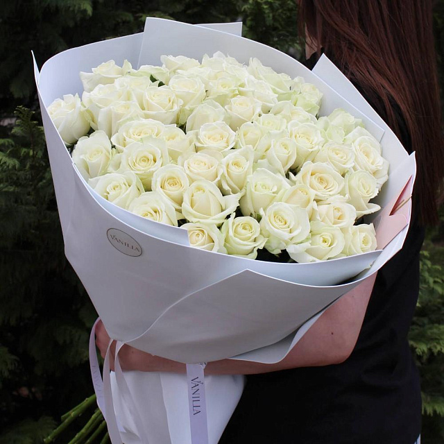 Букет из 51 розы Аваланж 70 см - изображение 2