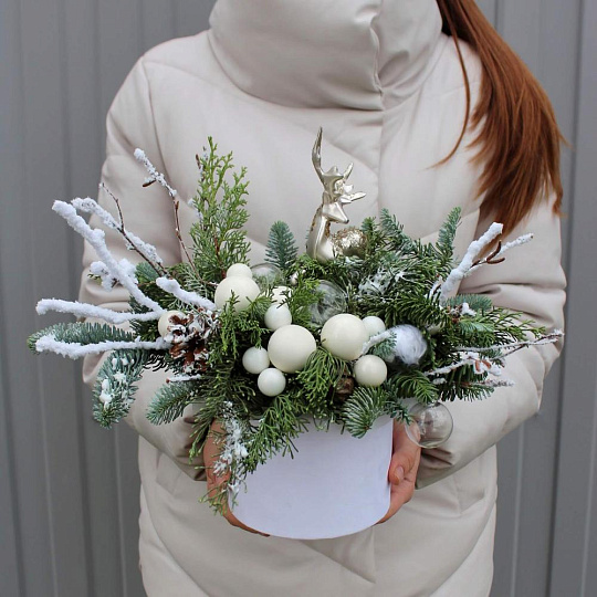 шляпная коробка New Year holidays - изображение 2