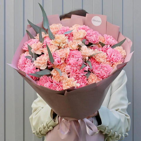 Букет из диантусов микс цветов - изображение 2